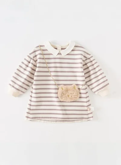 Dave & Bella Striped Purse Top